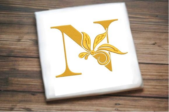 Elegant Floral Alphabet Letter N Review