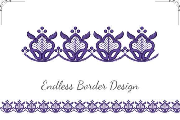 Elegant Floral Border: A Designer’s Review for Craft Fairs