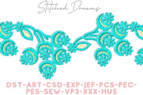 Exquisite Floral Motifs Border: A Designer’s Review