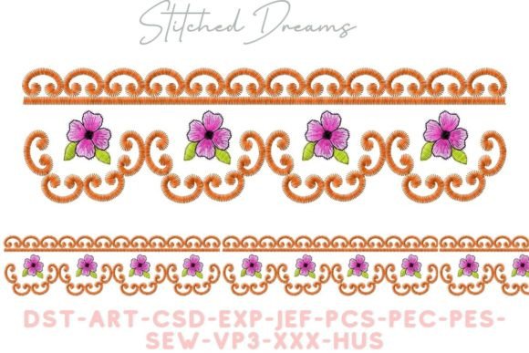 Review: Borders with Flowers for Embroidery