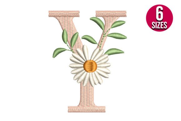 Review: Floral Alphabet Letter Y for Embroidery