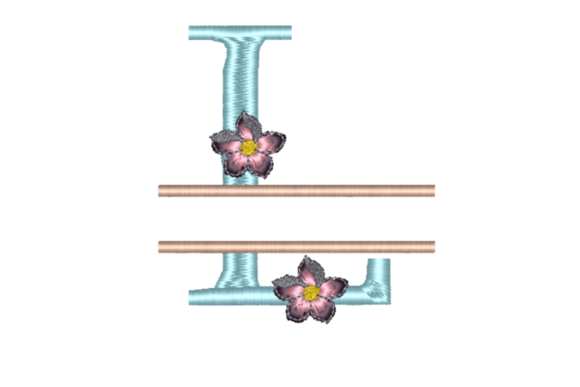 Review: Split Floral Letter L for Modern Embroidery