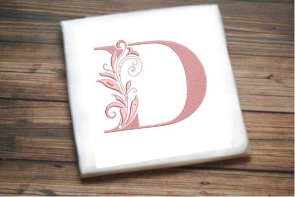 Reviewing Elegant Floral Alphabet Letter D