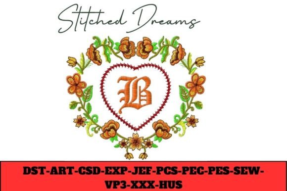 Reviewing Floral Heart Letter B for Real Projects